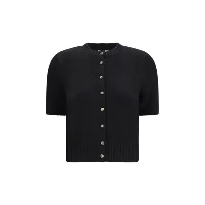 Khaite Black Cashmere Women's Cardigan