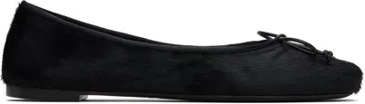 Khaite Black Charlotte Ballerina Flats