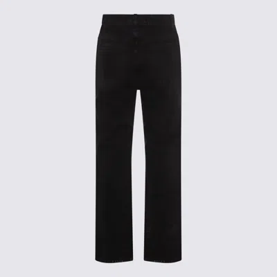 Khaite Black Cotton Jeans