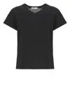 Khaite Black Cotton Top