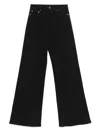 Khaite Albi Tapered-leg Jeans In Black