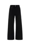 Khaite Black Denim Bonnie Jeans In Black