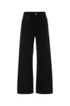 Khaite Black Denim Bonnie Jeans In Black