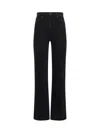 Khaite Black Denim Danielle Jeans In Black