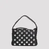 Khaite Elena Small Studded Textured-leather Shoulder Bag In Black