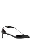 Khaite Black Enamelled Goat Skin Mia Pumps In Black