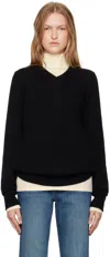 Khaite Black Inga Sweater In 200 Black