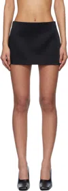 Khaite Black Jett Miniskirt In 200 Black