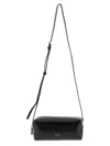 Khaite Kye Mini Calfskin Leather Crossbody Bag In Black