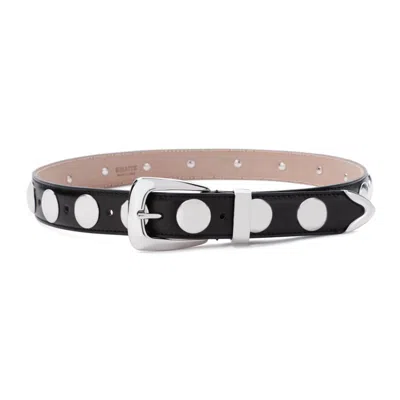 KHAITE KHAITE BLACK LEATHER BENNY BELT