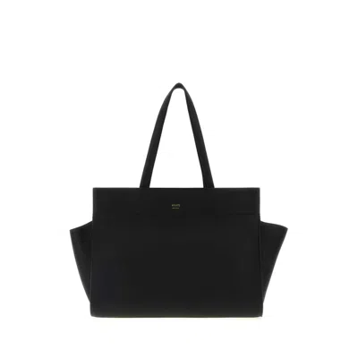 Khaite Black Leather Crosby Handbag