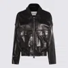 Khaite Jackets Blacks And Greys In Black