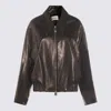 Khaite Jackets Blacks And Greys In Brown