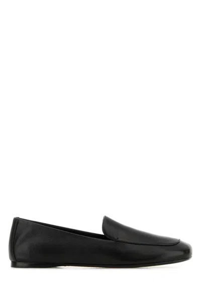 Khaite Leather Monroe Loafers