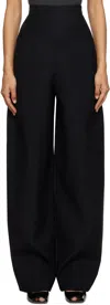 Khaite High-waist Design Casual Pants In 200 Black