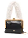 Khaite Lilith Leather Mini Bag In Black
