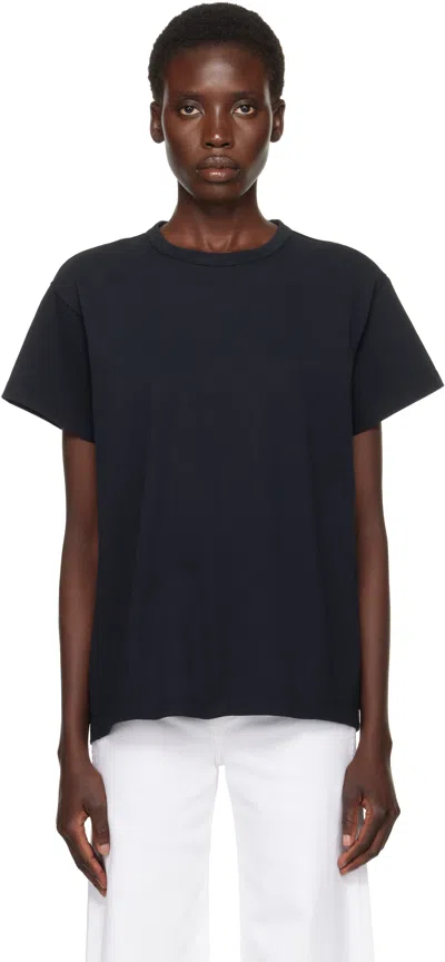 KHAITE BLACK MAEVE T-SHIRT