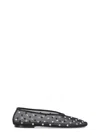 Khaite Marcy Crystal-embellished Mesh Ballet Flats