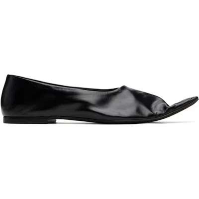 Khaite Black Marlene Ballerina Flats In 200 Black
