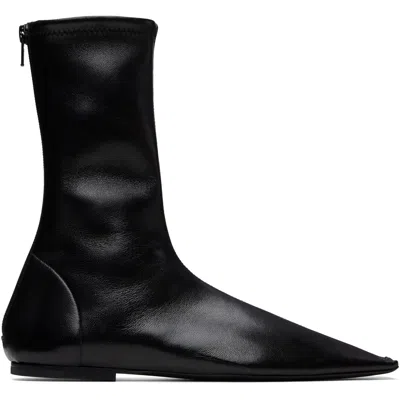 Khaite Black Marlene Boots