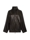 Khaite High-collar Zip-front Jacket