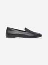 Khaite Black Nappa Leather Monroe Loafers