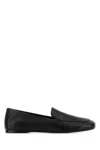 Khaite Black Nappa Leather Monroe Loafers