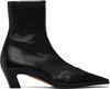 Khaite Nevada Ankle Stretch Boot 40 In Black