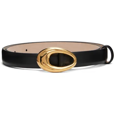 Khaite Black Olivia Belt In 200 Black