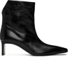 Khaite Ona Ankle Boots 55 In 200 Black