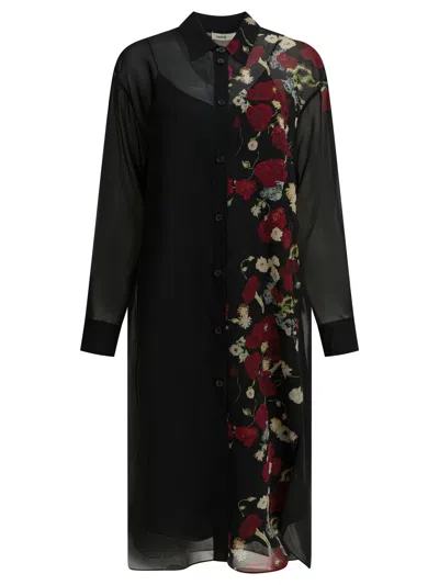 Khaite Black Silk Dress