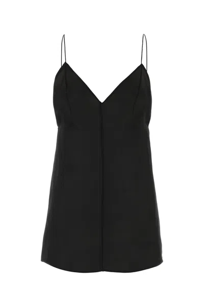 KHAITE TOP TALSIE IN SETA NERA  DONNA