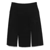 Khaite Kidd Pleated Midi Skirt In Black