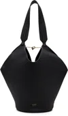 Khaite Lotus Chain Detailed Mini Tote Bag In Black
