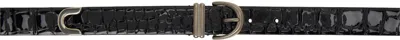 Khaite Black 'the Bambi' Belt In 200 Black