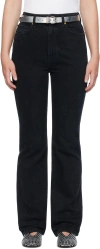 Khaite Black 'the Danielle' Jeans In 091 Prescott