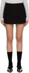 Khaite Black 'the Mael' Miniskirt In 200 Black