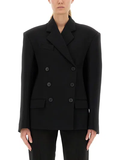 Khaite Black Trenches And Coats