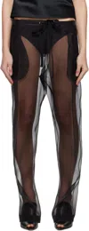 Khaite Trenton Silk Organza Sheer Pants