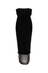 Khaite Malik Sleeveless Midi Dress In Black