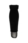 Khaite Malik Sleeveless Midi Dress In Black