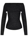 Khaite Woman Black Wool Blend Body Sweater