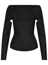 Khaite Woman Black Wool Blend Body Sweater In Black