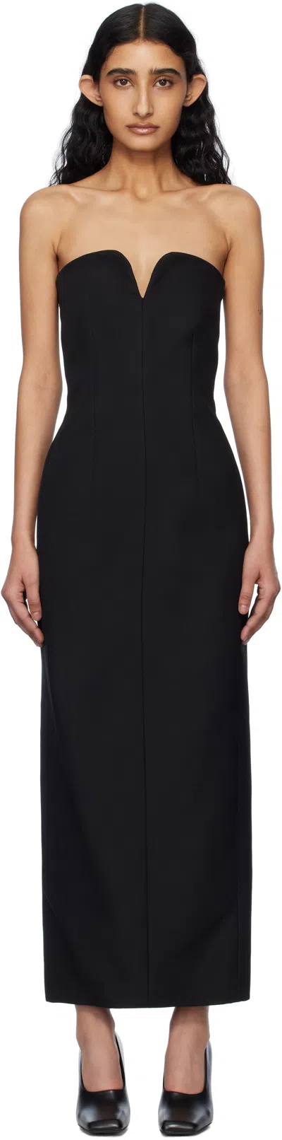 Khaite Yao Dress In Black