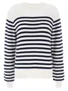 Khaite Blackwhite Viola Sweater In Blackwhite