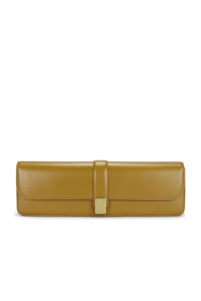 Khaite Blake Long Clutch In Golden Olive
