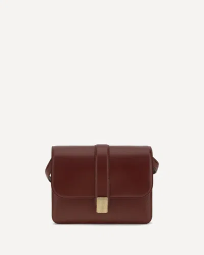 Khaite Blake Shoulder Bag In Burgundy