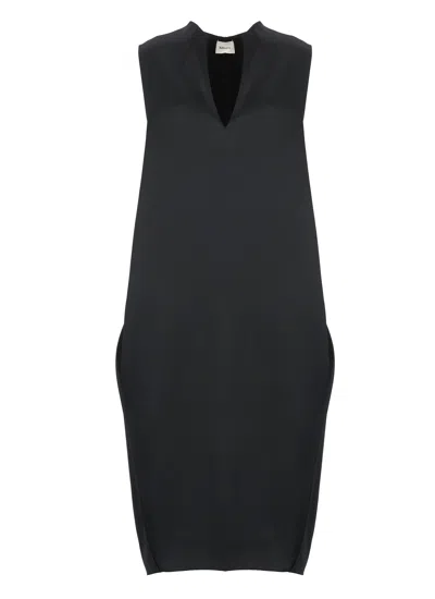 Khaite Blanche Dress In Blue