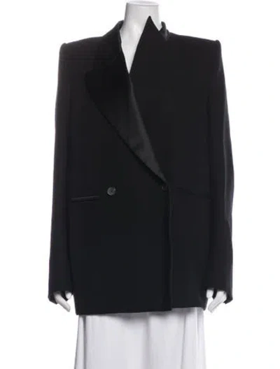 Pre-owned Khaite Blazer In Blue