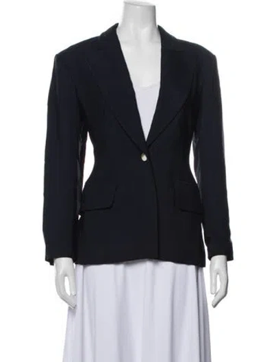 Pre-owned Khaite Blazer In Blue